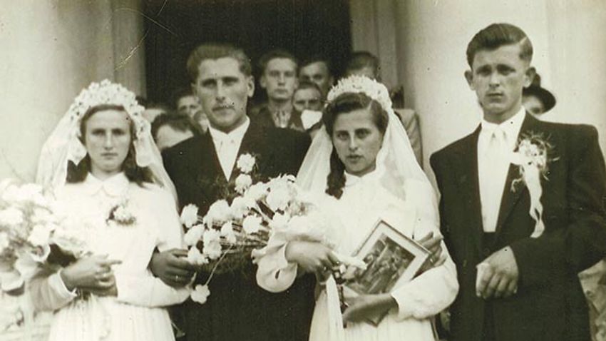 Négy igen - családi fotó 1954-ből