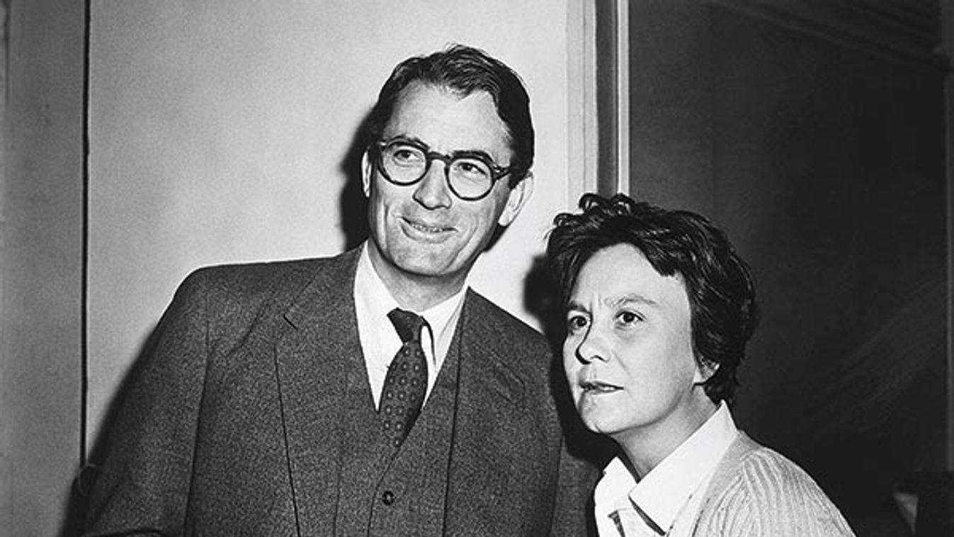 Gregory Peck and Harper Lee on Set of To Kill a Mockingbird