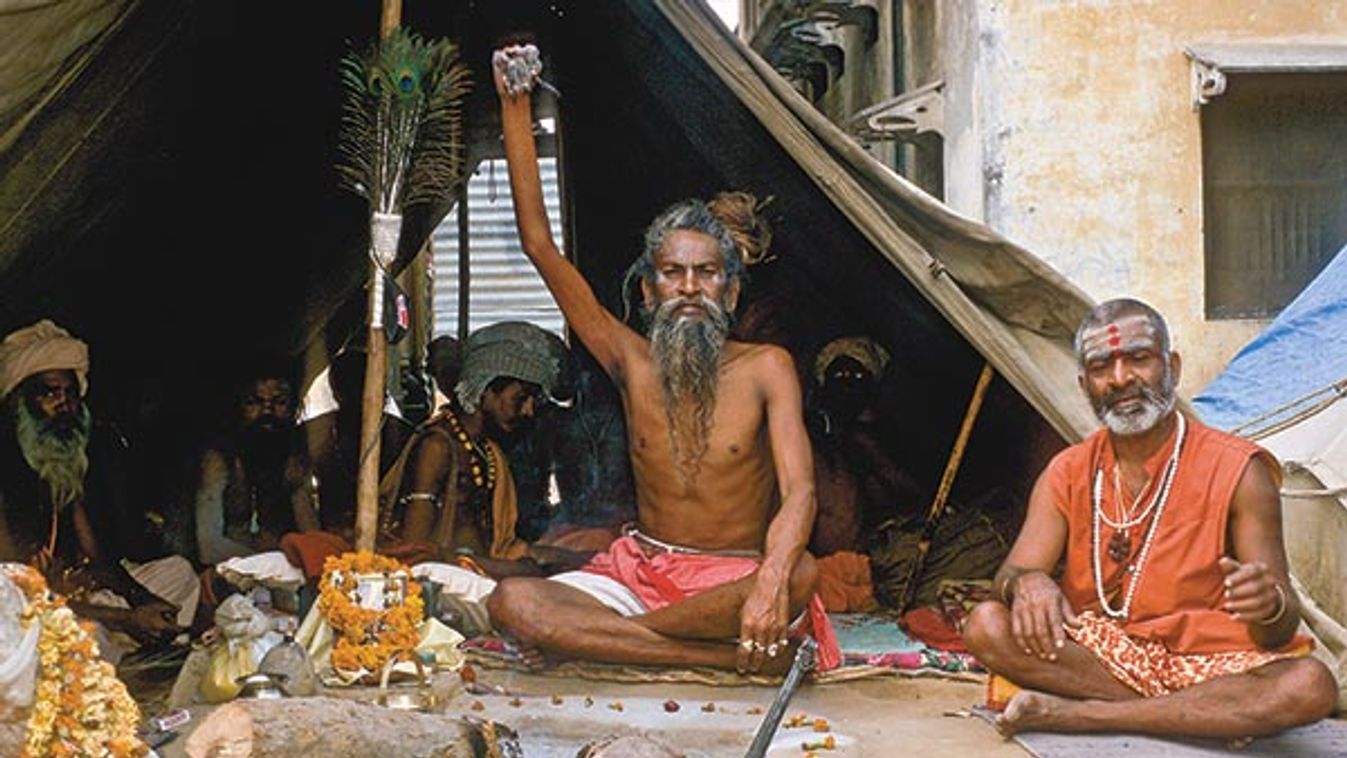 Sadhus - holy men of India
