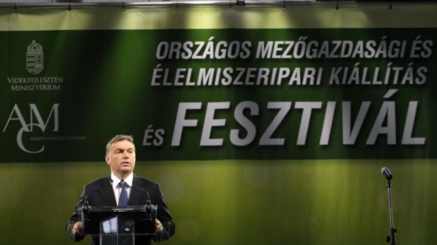 Orbán: a bankárkorszak gátolta az agrárium fejlődését