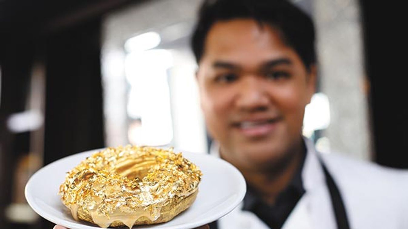 $100 Luxury Donut Made With Gold and Cristal Champagne