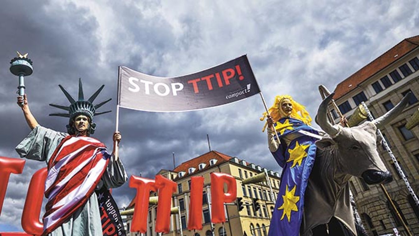 Anti-TTIP Protests On Eve Of Obama Visit