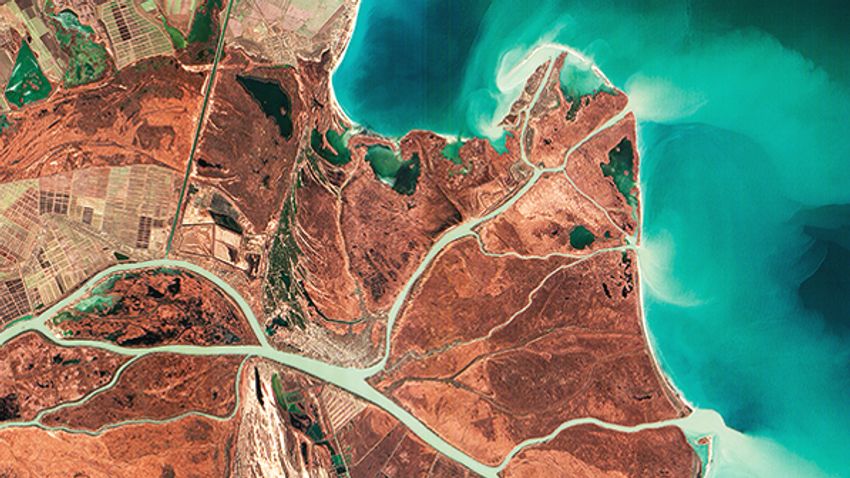 Műholdról a Duna-delta
