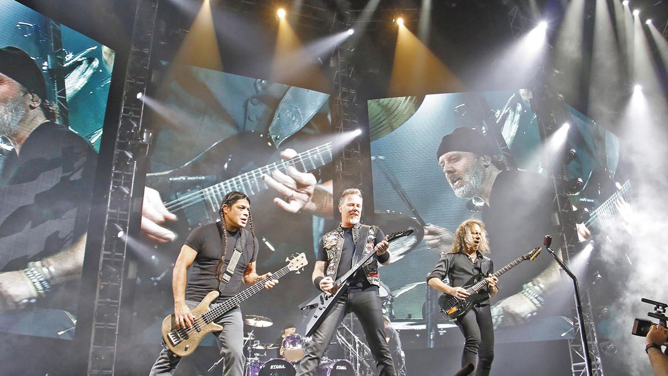 Heavy metal band Metallica rocks fans at Hong Kong concert