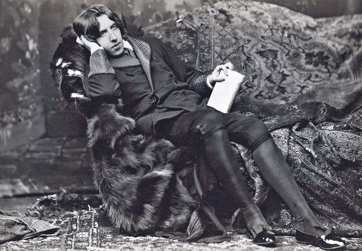Oscar Fingal O'Flahertie Wills Wilde 1854 1900 Irish novelist playwright freemason wit Photograph by Napoleon Sarony