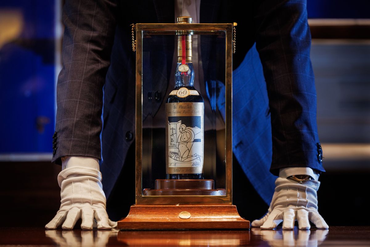Sotheby's Sale of Bottle Containing the World's Most Valuable Whisky - The Macallan 1926