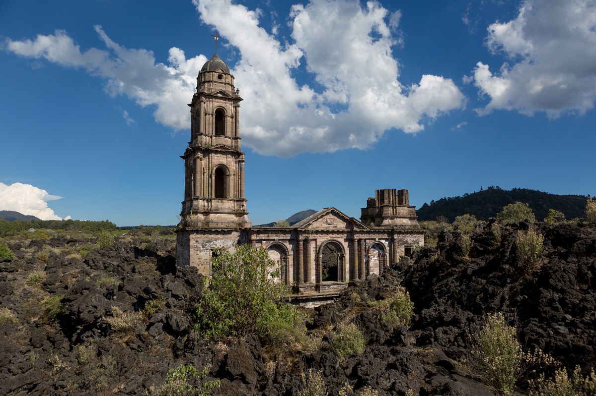 San Juan Parangaricutiro Church