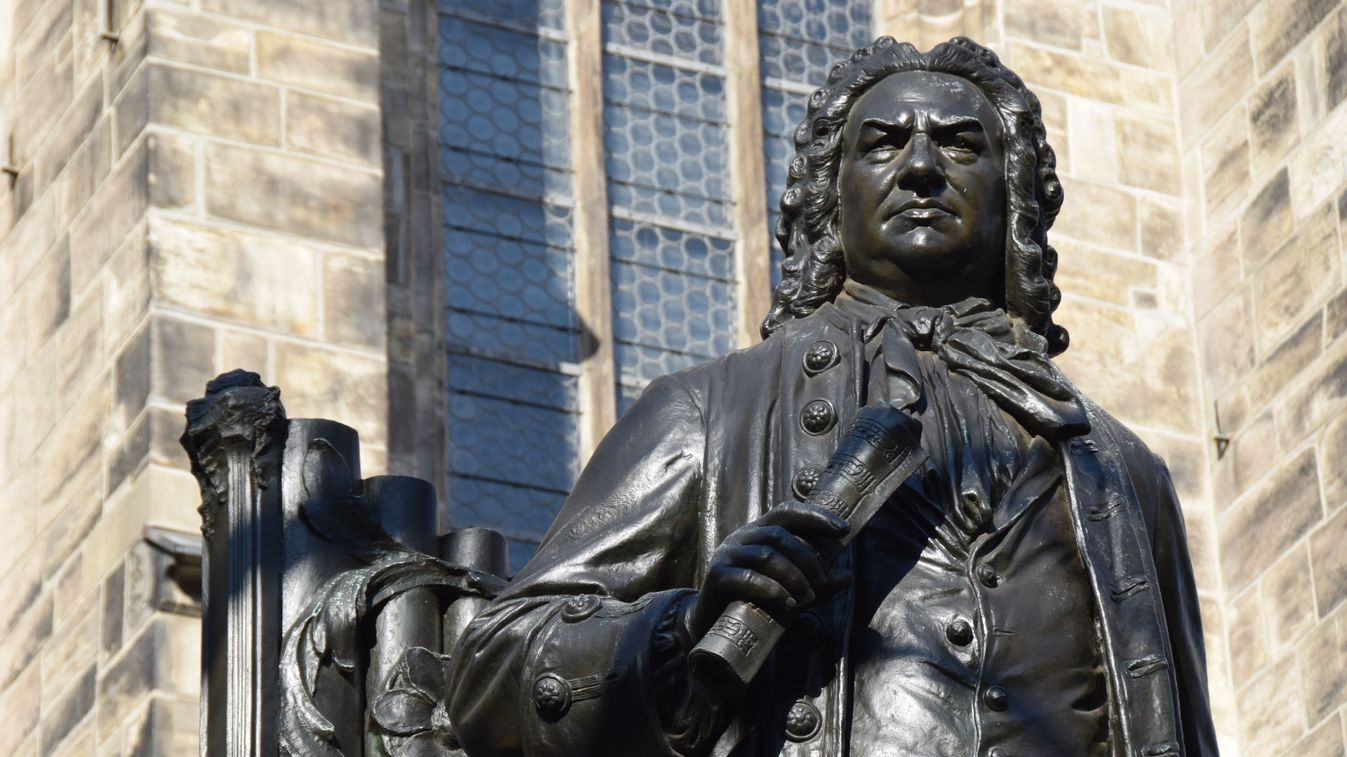Johann,Sebastian,Bach,Statue,In,Leipzig