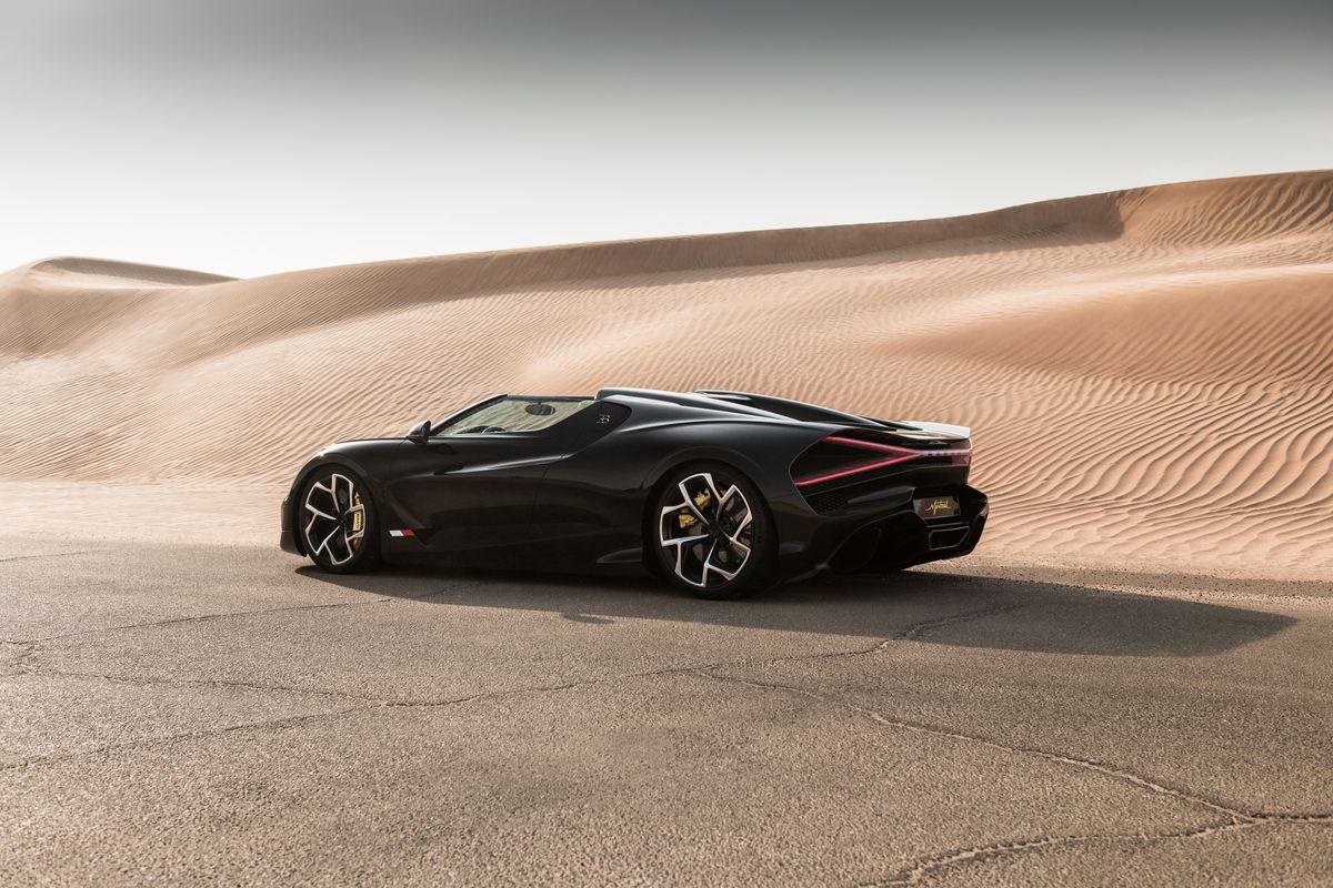 Bugatti’s W16 Mistral Makes Arabian Debut