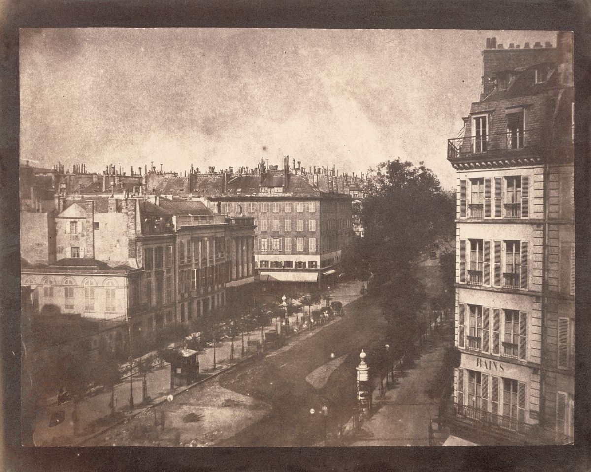 View of the Boulevards of Paris by William Henry Fox Talbot