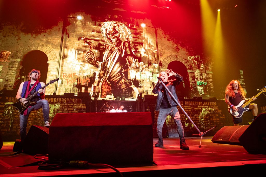 20250515 Budapest Iron Maiden brit metal zenekar világturnájának Budapesti nyitánya. Fotó: Kállai Márton