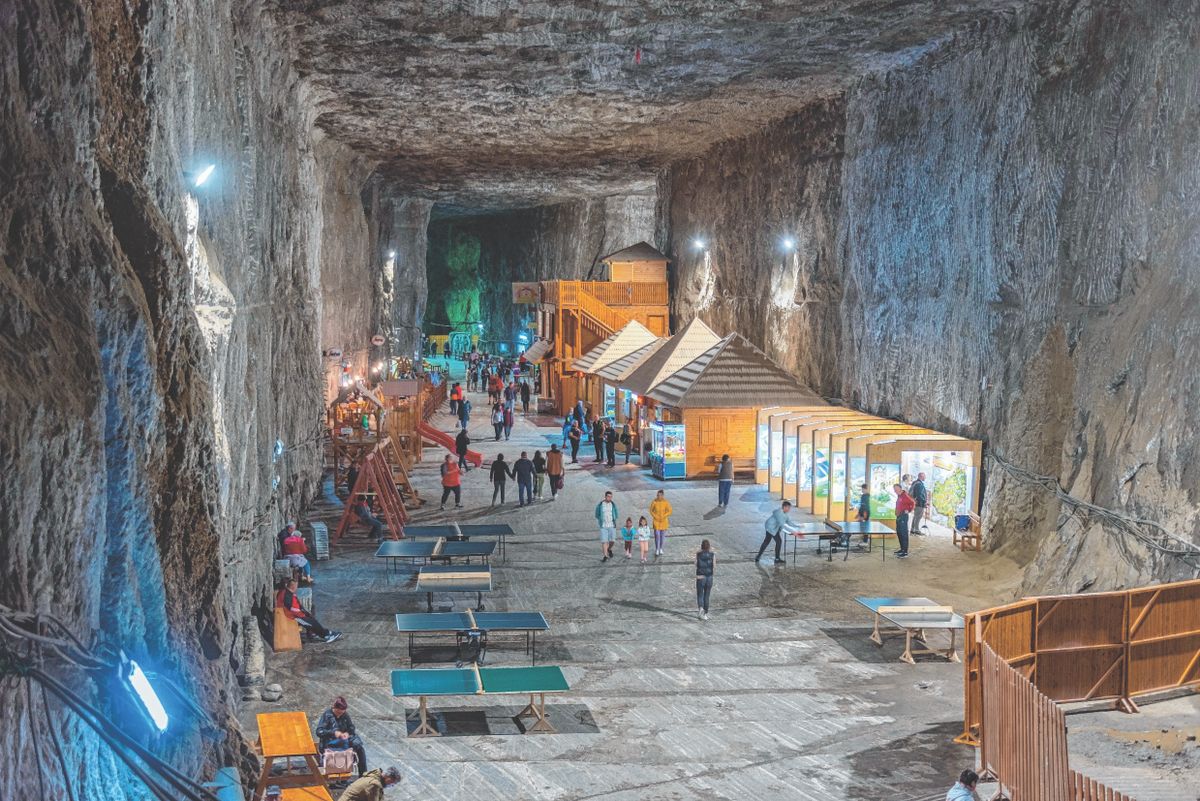 Praid,,Romania,,August,16,,2023:,People,Are,Relaxing,Inside,Of