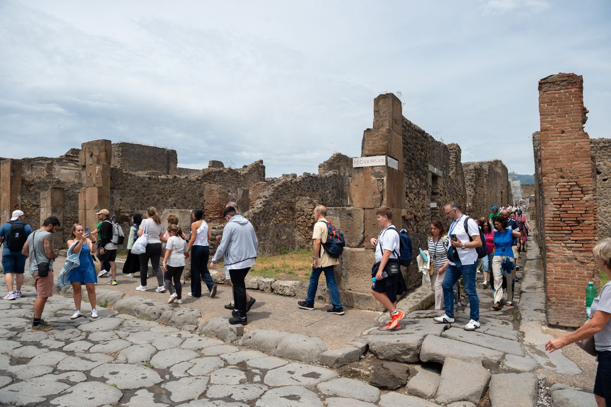 Archaeological Park of Pompeii draws tourists from around the world