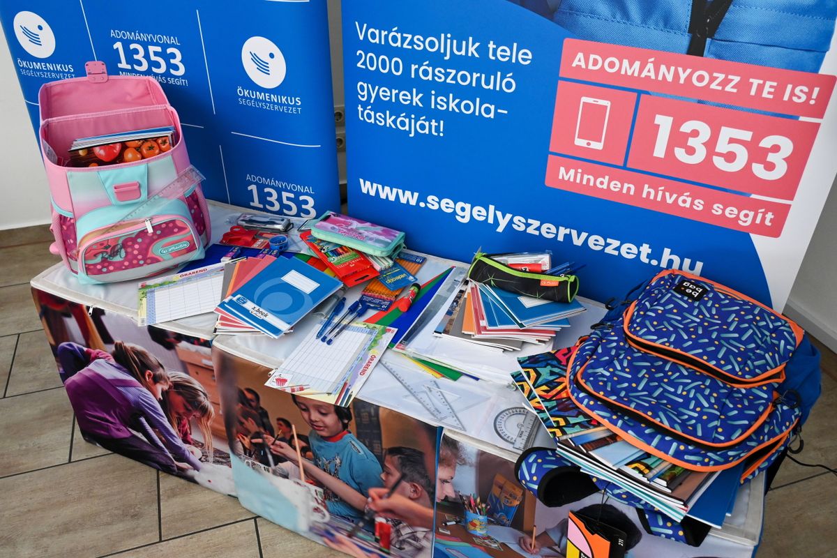 ÖKUMENIKUS SEGÉLYSZERVEZET, iskolakezdés