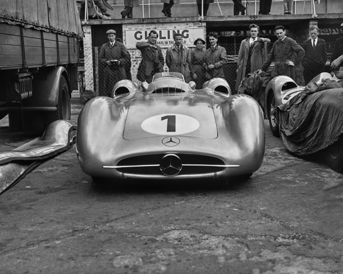 Mercedes-Benz W196 At Silverstone, 1954