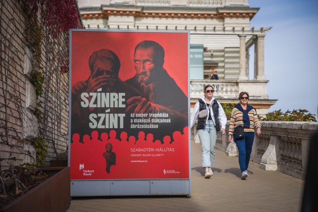 Színre színt kiállítás a Várkert bazárban
Madách Imre: Az ember tragédiája - a Kisképző diákjainak ábrázolásában
20251014
fotó: Németh András Péter NAP