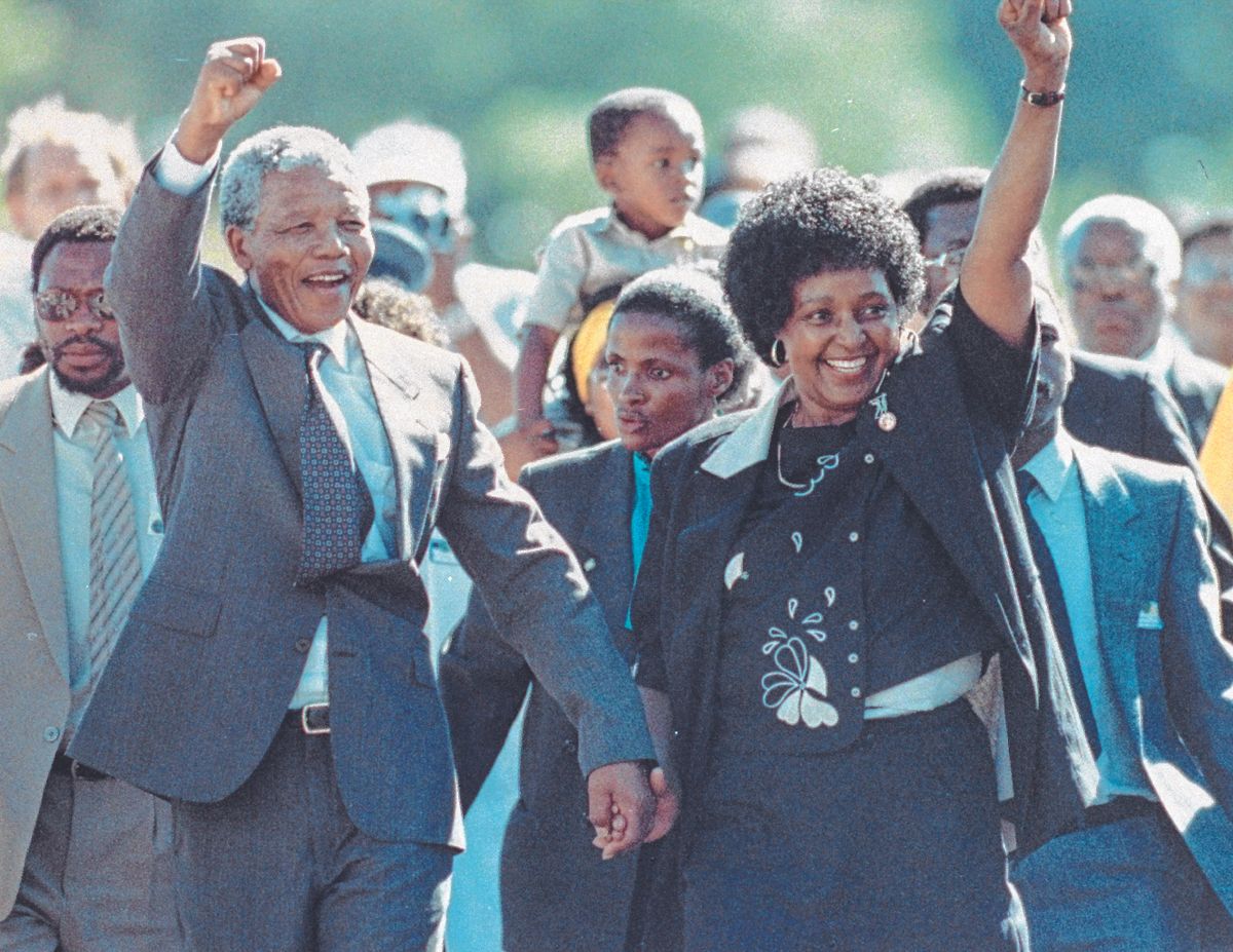 Nelson R. Mandela [& Wife];Winnie Mandela