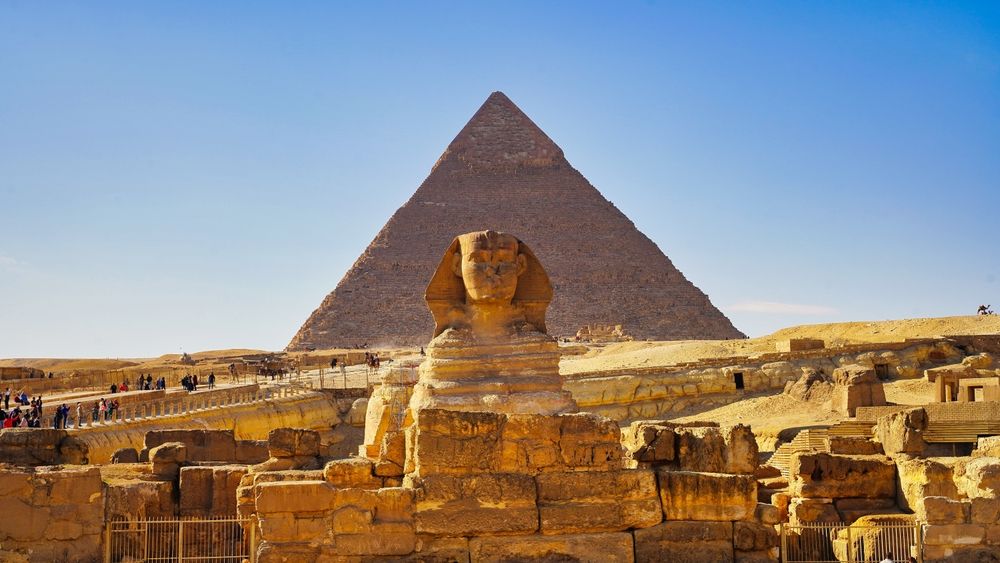 Magnificent,Wide,Landscape,View,Of,The,Great,Sphinx,Of,Giza