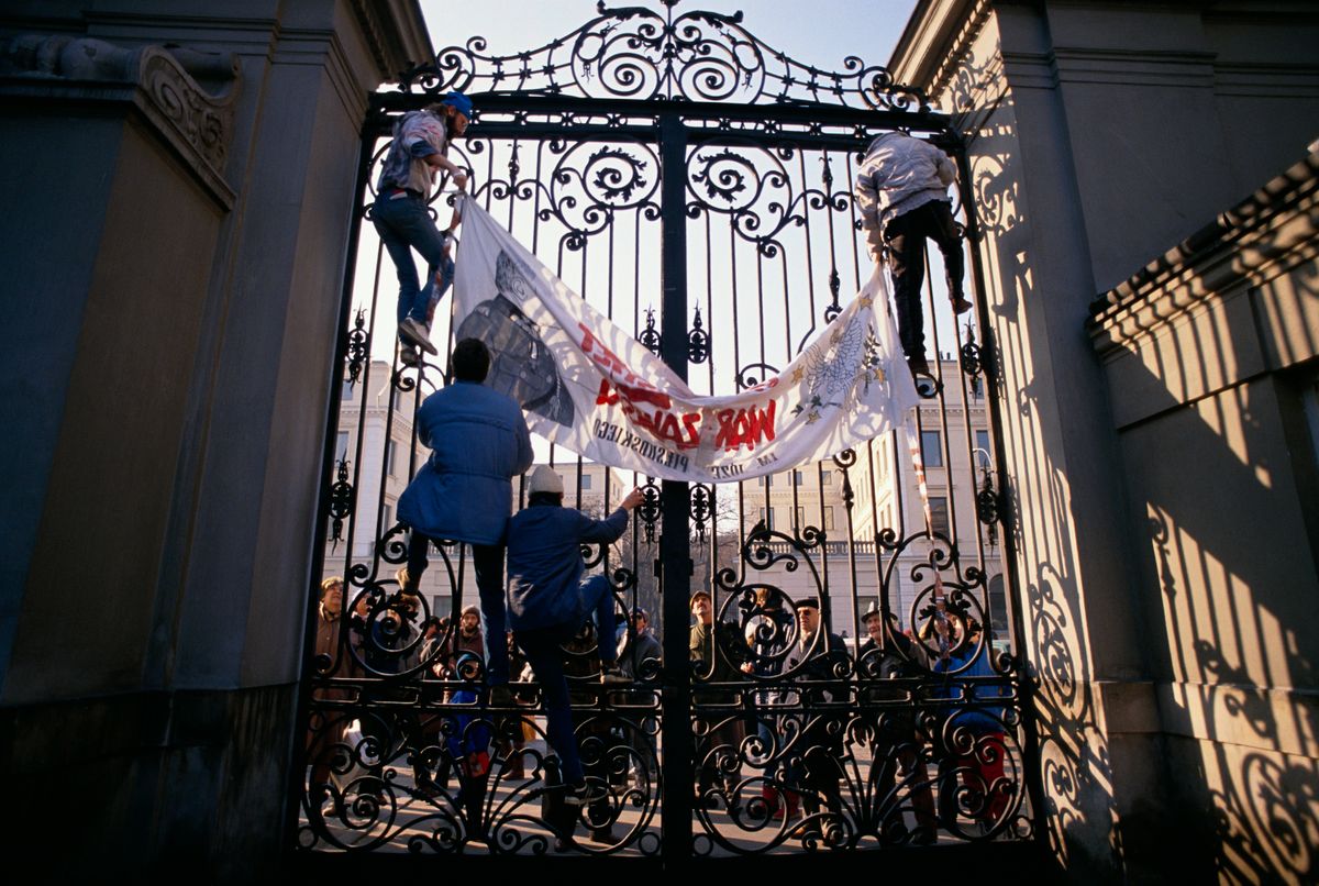 Students Demonstration in Warsaw