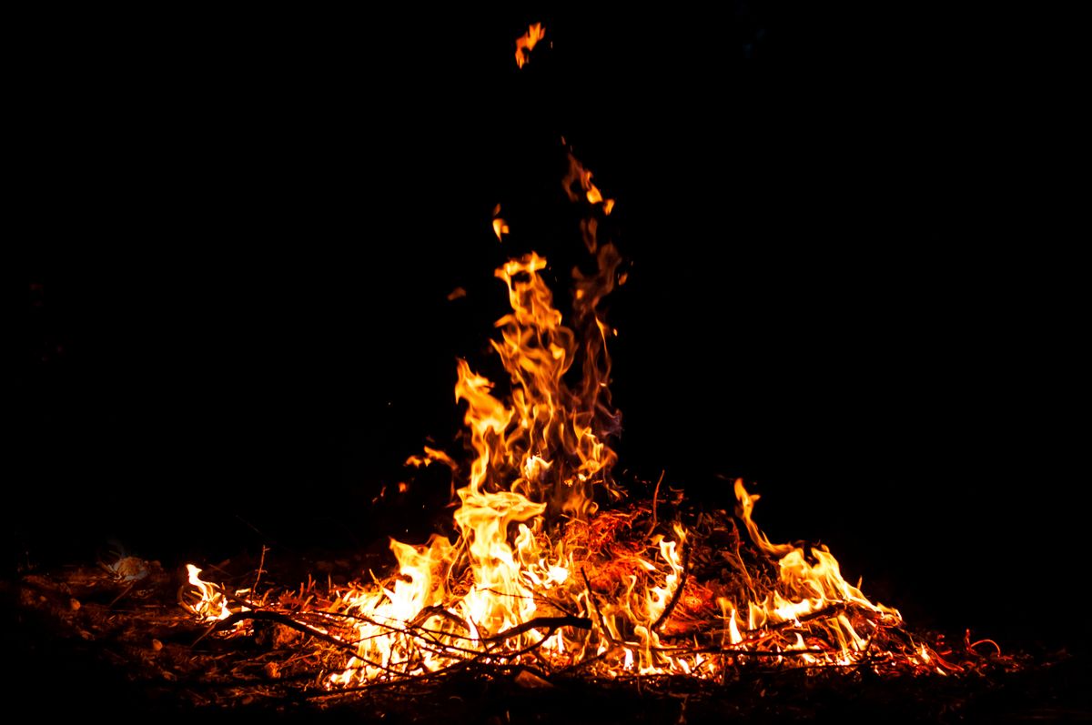 Fire,Bonfire,Close,Up,In,The,Forest