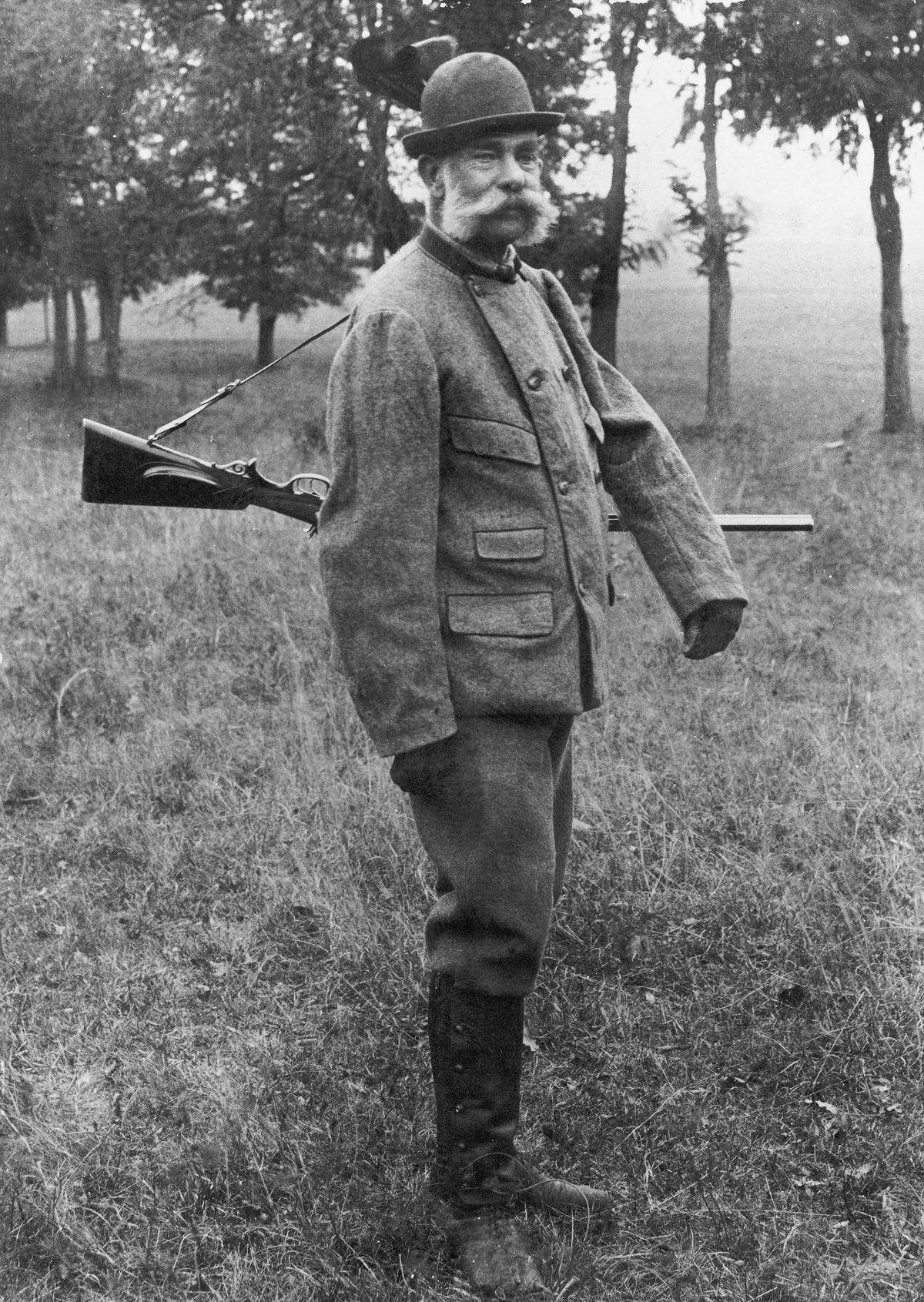 Franz Joseph I. in hunting dress