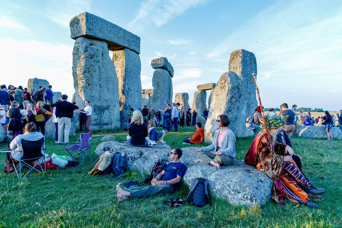Britain Summer Solstice at Stonehenge