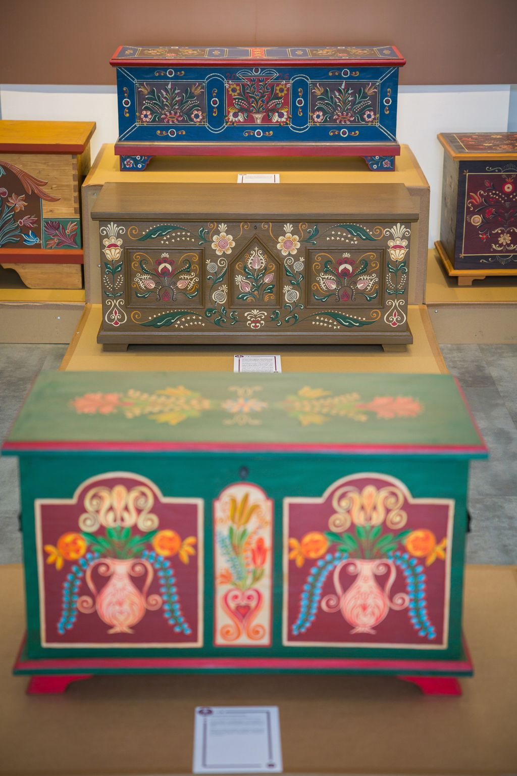 20260223 Balassagyarmat 
Kelengyeládák és titkaik kiállítás a Jánossy Képtárban. 

Fotó: Németh András Péter  NAP 
MW 

A képen: kelengyeláda 