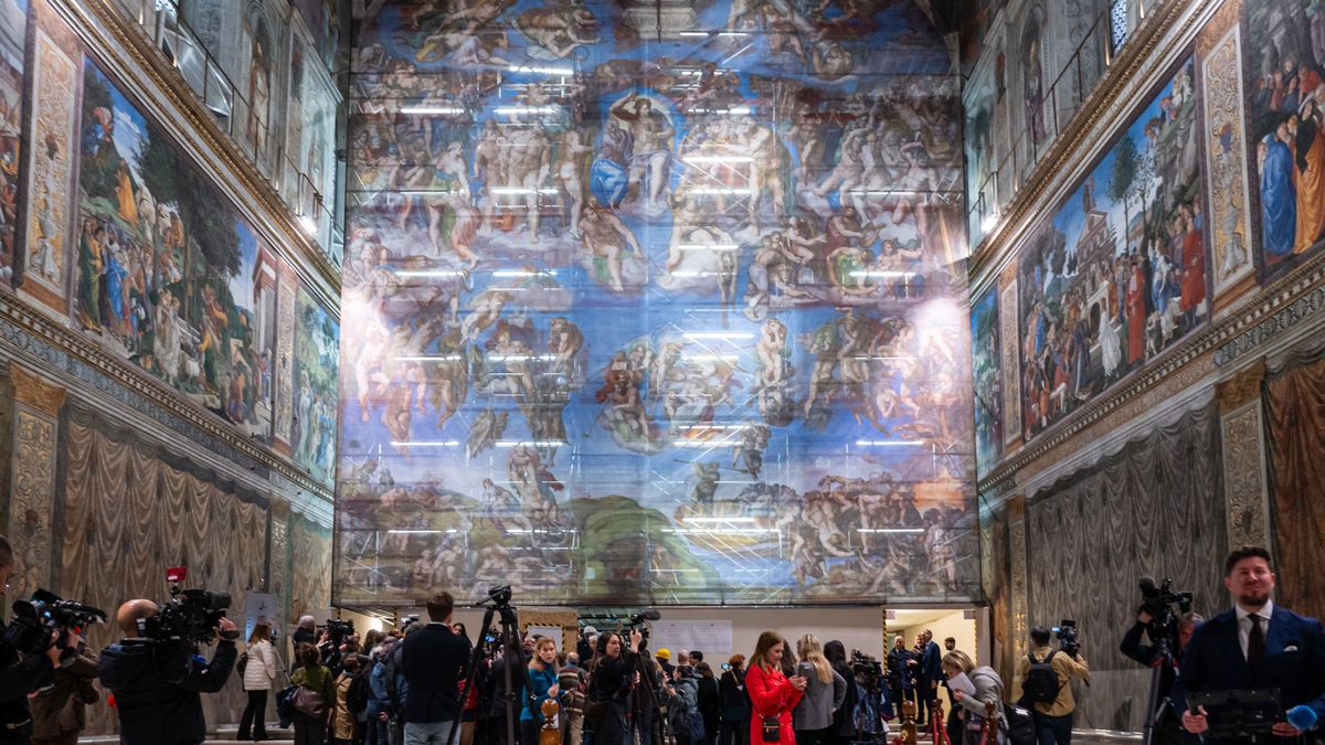 Extraordinary Maintenance Of Michelangelo's 'Last Judgement' In The Sistine Chapel