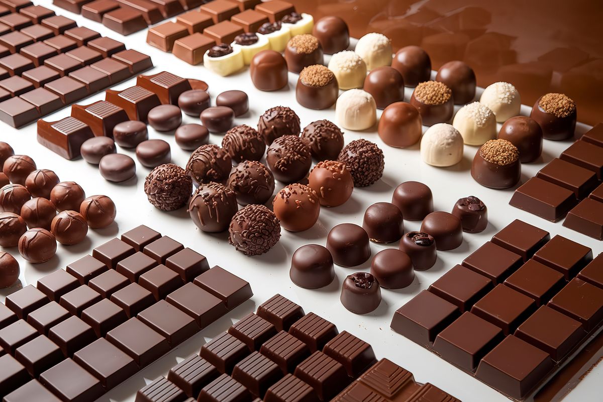 A delightful assortment of chocolates and treats