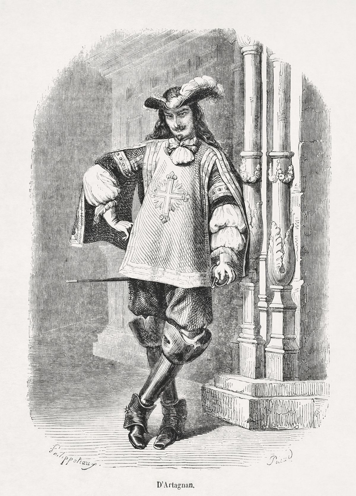 D'Artagnan, captain of the Company of the King's Musketeers