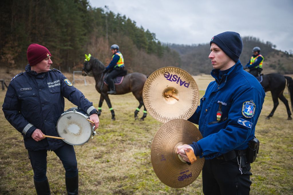 20260210 Sóshartyán
Nógrád vármegyei rendőrfőkapitányság lovas szolgálata
gyakorlat kiképzés lovasrendőrök
Sóshartyáni lőtér

Fotó: Németh András Péter NAP
MW

A képen: Keresztúri Roland (j) őrmester 
