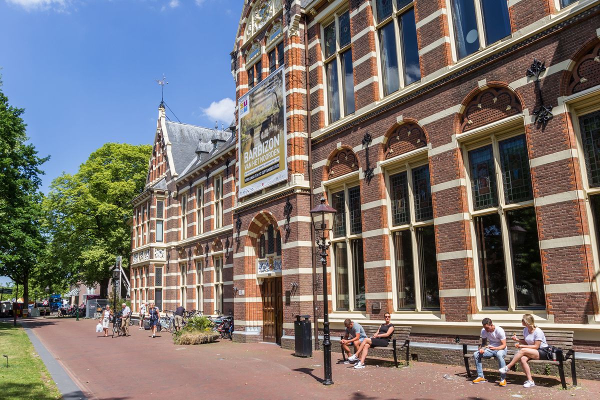 Historic building of the Drents Museum in Assen