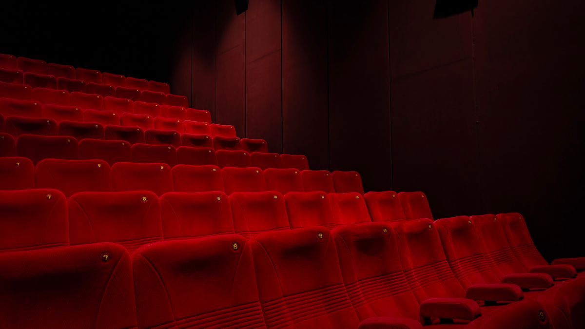 Empty theater seats