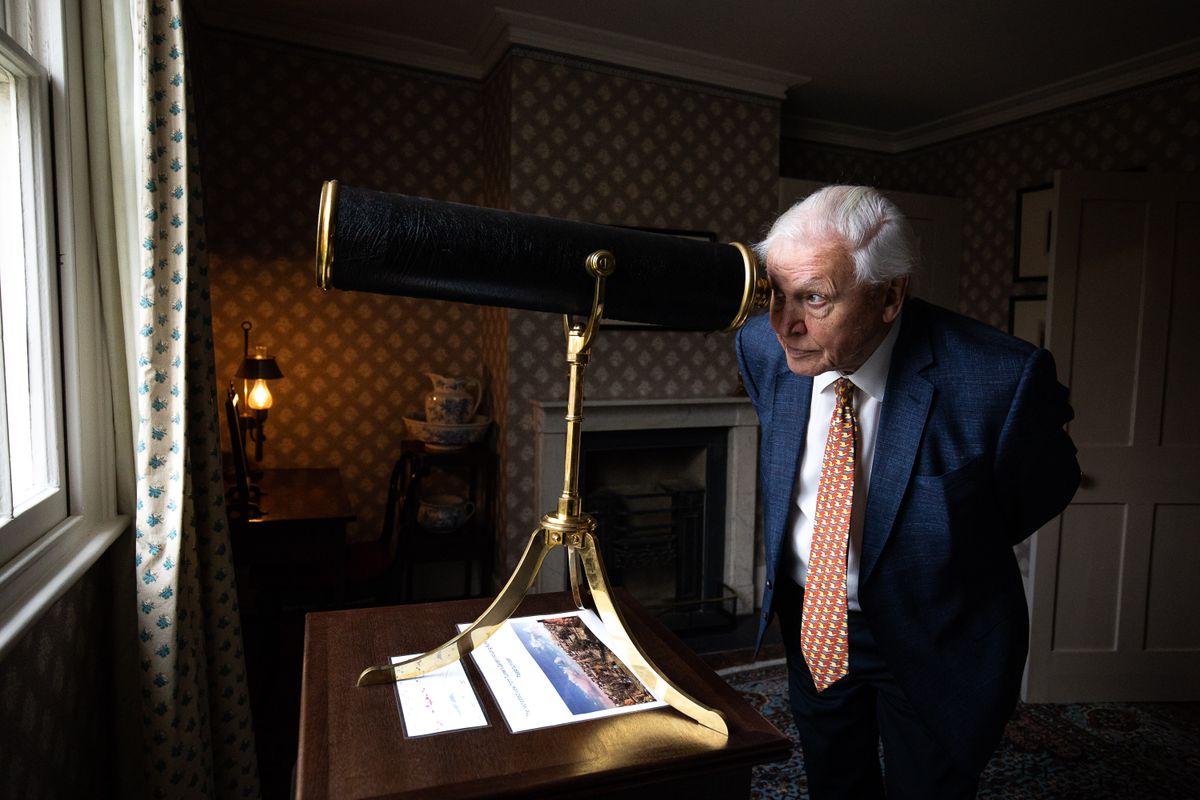 Sir David Attenborough Opens The Turner And The Thames Exhibition